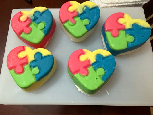 Autism Support Hearts